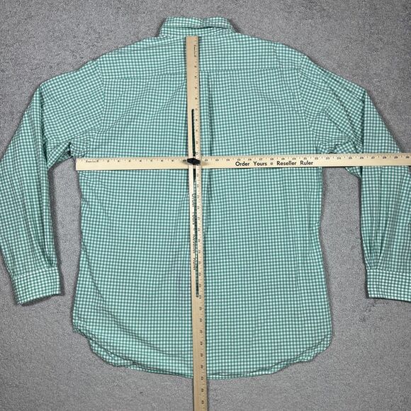 Brooks Brothers Shirt Mens Large Slim Fit Gingham Plaid Easter *See Description* - Picture 9 of 13